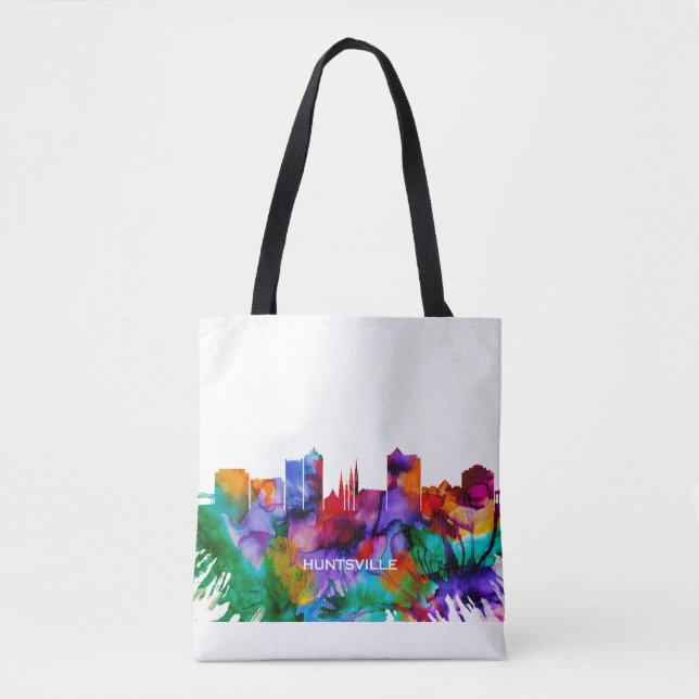 Huntsville Skyline Tote Bag (Front)