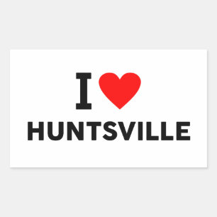 Huntsville United States america USA love city hea Sticker