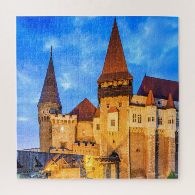 Hunyad Castle - Corvin's Castle in Hunedoara. Jigsaw Puzzle (Vertical)