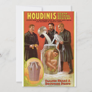 Huodini's Death Defying Mystery, 1908 Poster