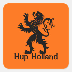 Hup Holland - Holland Lion Square Sticker