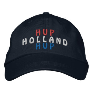 Hup Holland Hup Netherlands Soccer Orange Fan Embroidered Hat