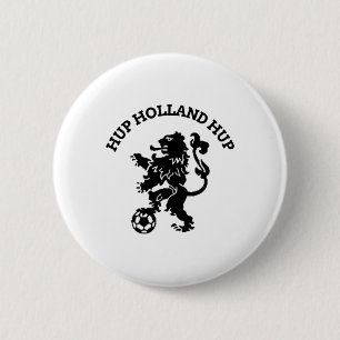 Hup Holland Hup Orange Footll Soccer Ll Travel 2 Inch Round Button