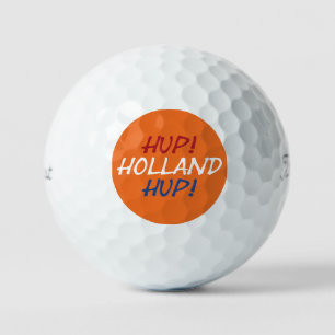 Hup Holland Hup overlay on NLD Flag or tpv1 gbcnt Golf Balls