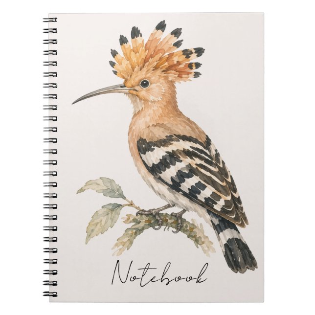 Huppe notebook aquarelle (Front)