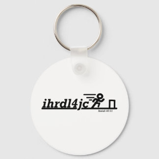 Hurdle For Jesus Keychain
