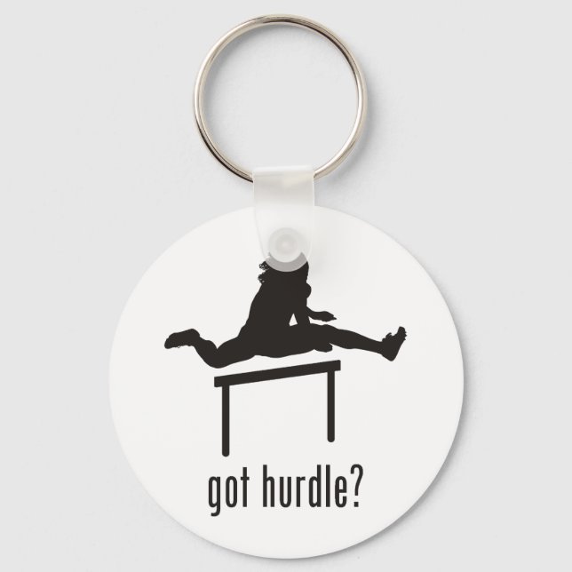 Hurdle Keychain (Front)