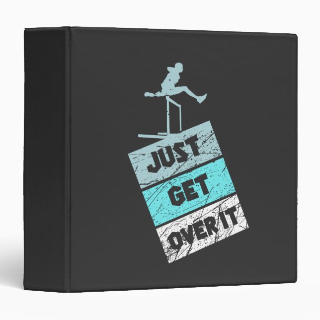 Hurdler - Just get Over It Binder (Front/Spine)