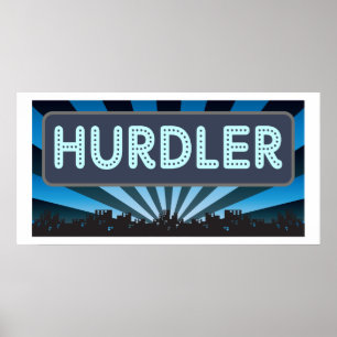 Hurdler Marquee Poster