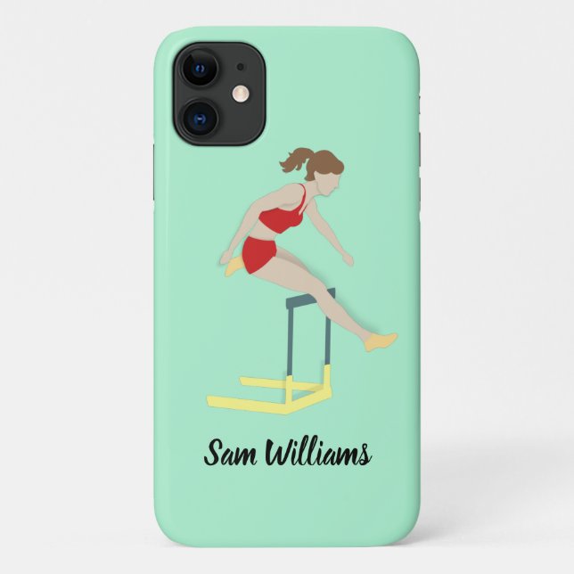 Hurdles Case-Mate iPhone Case (Back)