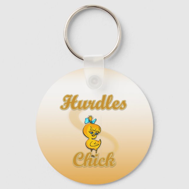 Hurdles Chick Keychain (Front)