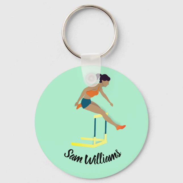 Hurdles Keychain (Front)