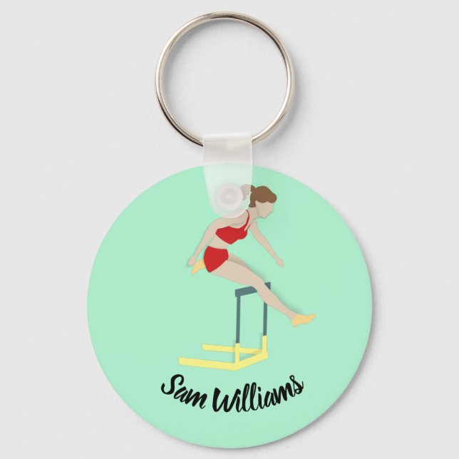 Hurdles Keychain (Front)