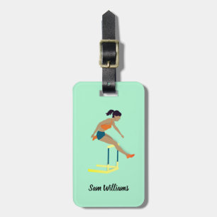 Hurdles Luggage Tag