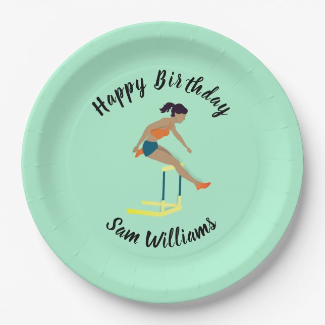 Hurdles Paper Plate (Front)