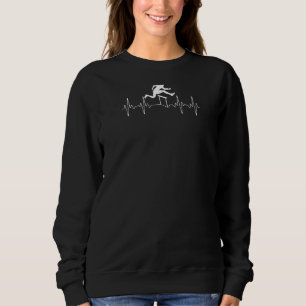 Hurdles Track & Field For Men Women Jumper Track C Sweatshirt