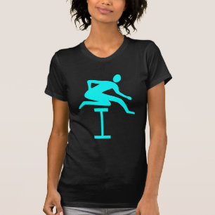 Hurdling - Cyan T-Shirt