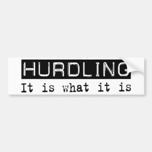Hurdling It Is Bumper Sticker