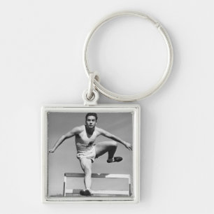 Hurdling Keychain