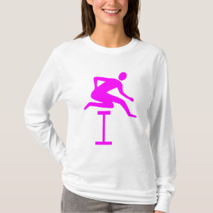 Hurdling - Magenta T-Shirt