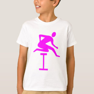 Hurdling - Magenta T-Shirt