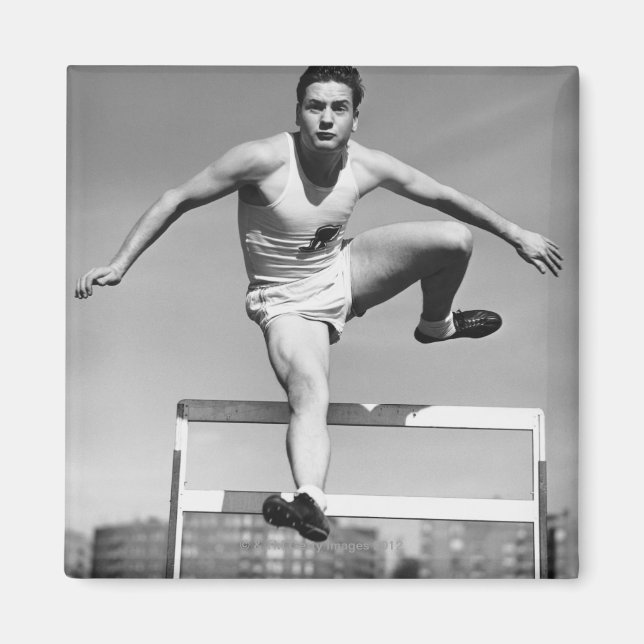 Hurdling Magnet (Front)