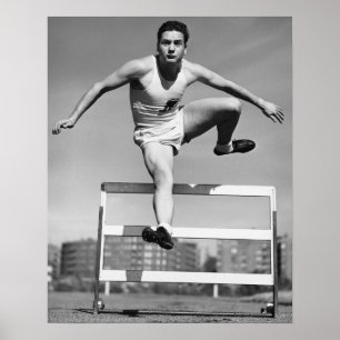 Hurdling Poster