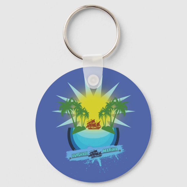 Hurghada Marina  Keychain (Front)
