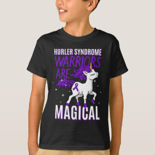 Hurler Syndrome Warrior Awareness Unicorn Mps-ih P T-Shirt