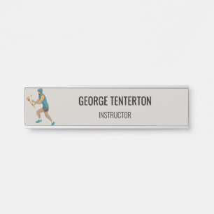 Hurling Door Sign