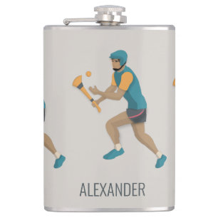 Hurling Hip Flask