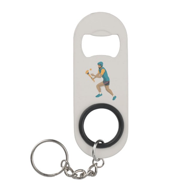 Hurling Keychain Bottle Opener (Front)