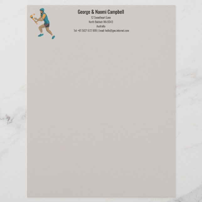 Hurling Letterhead (Front)