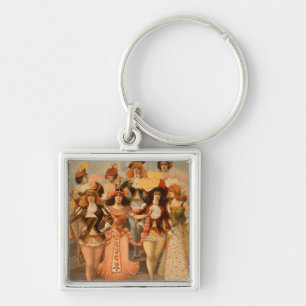 Hurly-Burly Extravaganza Theatre Poster Keychain