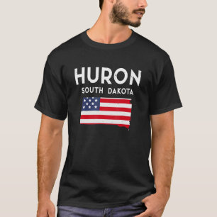 Huron South Dakota USA State America Travel South T-Shirt
