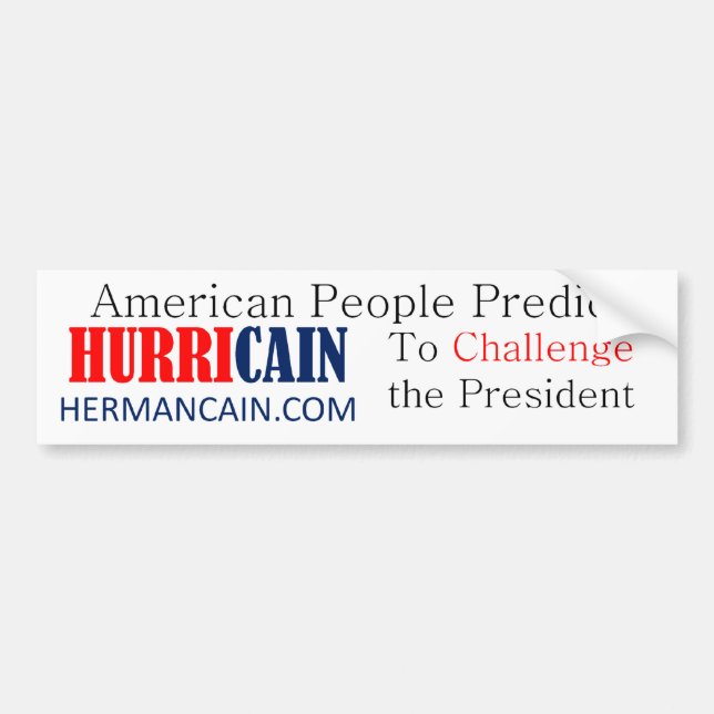 hurricain Challenge BS Bumper Sticker (Front)