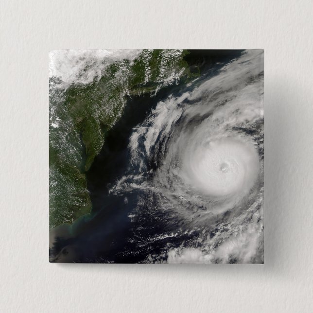 Hurricane Alex 2 Inch Square Button (Front)