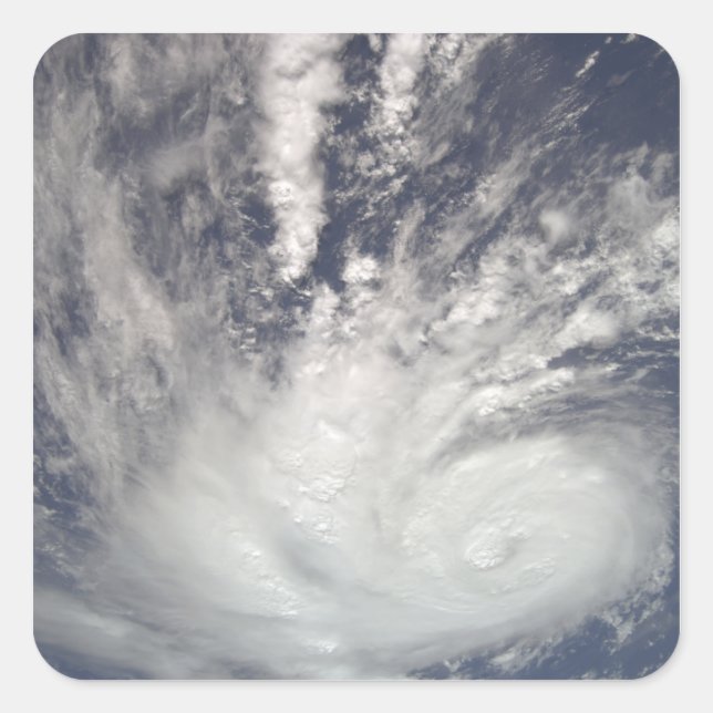 Hurricane Bertha Square Sticker (Front)