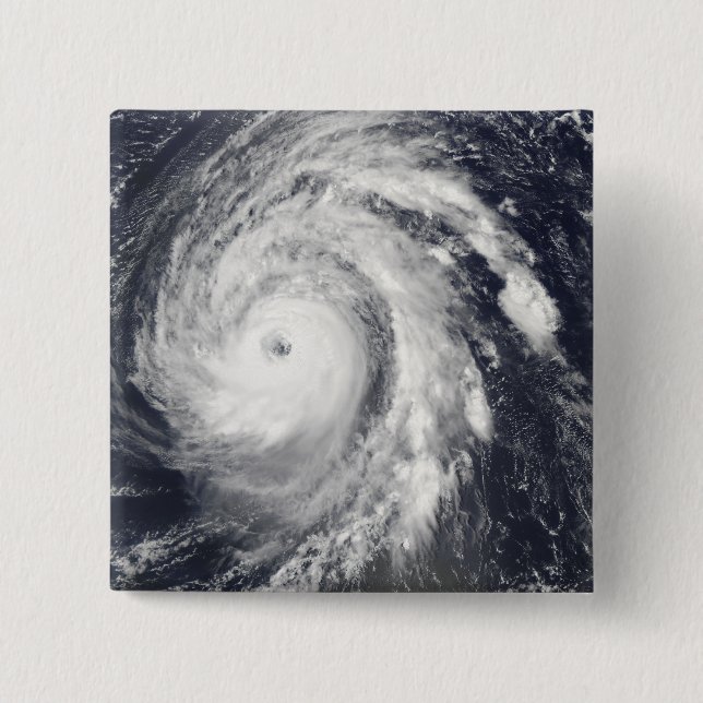 Hurricane Bill in the Atlantic Ocean 2 Inch Square Button (Front)