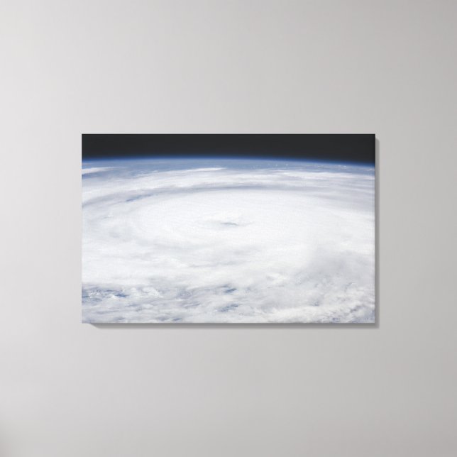 Hurricane Bill in the Atlantic Ocean Canvas Print (Front)