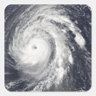 Hurricane Bill in the Atlantic Ocean Square Sticker