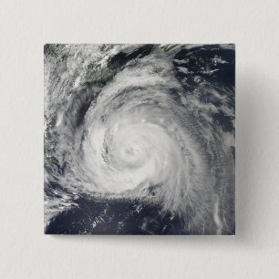 Hurricane Bill off the East Coast 2 Inch Square Button