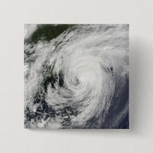 Hurricane Bill over Nova Scotia 2 Inch Square Button