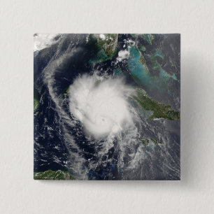 Hurricane Charley 2 Inch Square Button