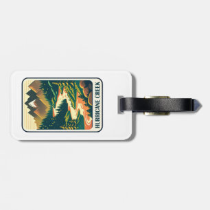 Hurricane Creek Arkansas Colours Luggage Tag