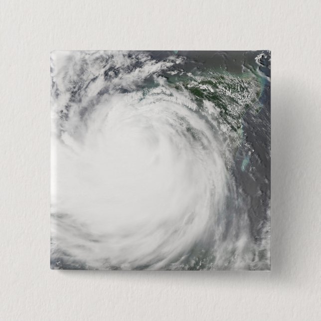 Hurricane Dean 2 Inch Square Button (Front)