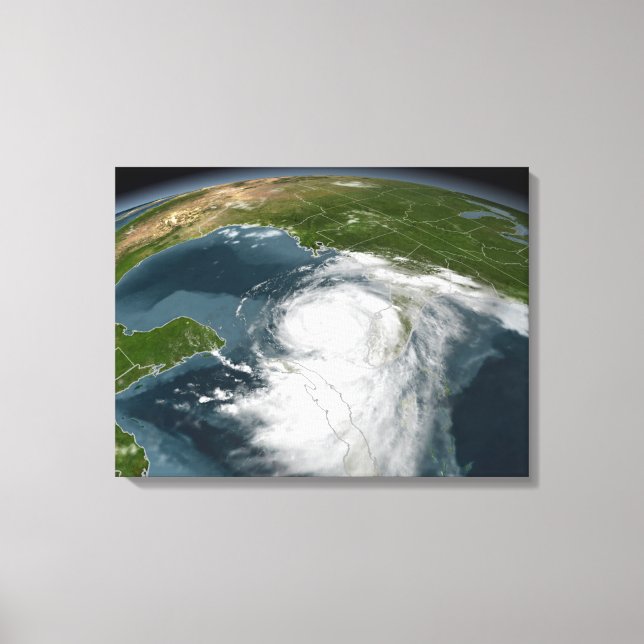 Hurricane Dennis 3 Canvas Print (Front)