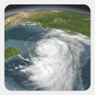 Hurricane Dennis 3 Square Sticker