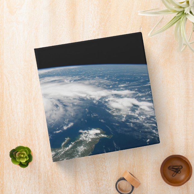 Hurricane Dorian Over The Atlantic Ocean. Binder (In Situ)