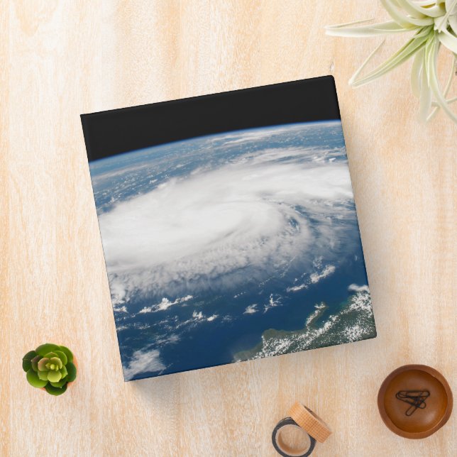 Hurricane Dorian Over The Atlantic Ocean. Binder (In Situ)